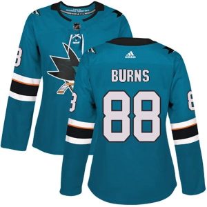 Damen San Jose Sharks Trikot Brent Burns 88 Teal Authentic